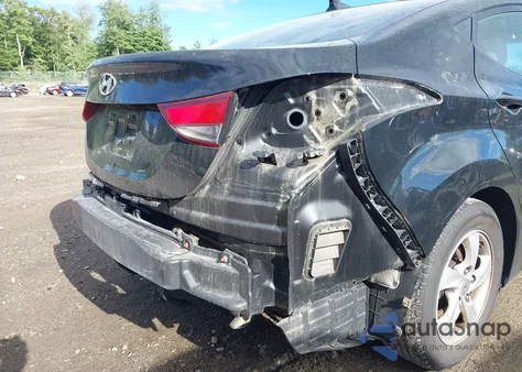 2014 Hyundai Elantra Se from USA, damaged, VIN 5NPDH4AE7EH532531